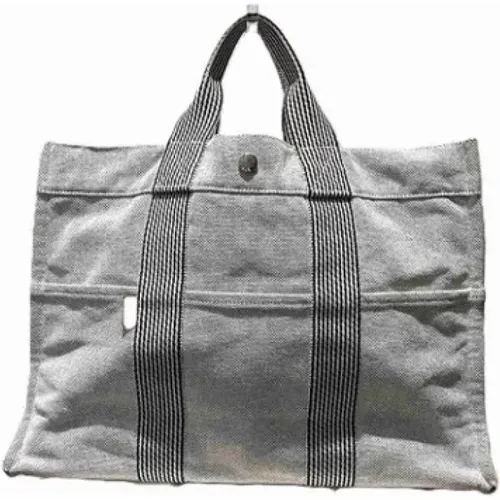 Pre-owned Tote Bags, female, , Size: ONE SIZE Pre-owned Canvas totes - Hermès Vintage - Modalova