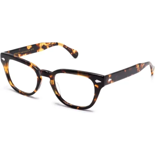 Glasses, unisex, , Size: 50 MM Hazen OPT Classic Havana Optical Frame - Moscot - Modalova