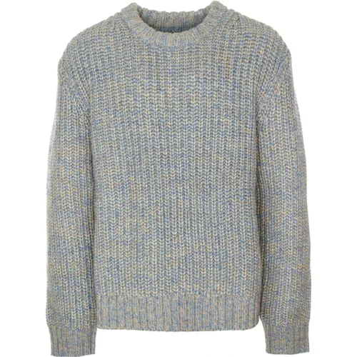 Locker geschnittener Rundhals-Strickpullover , Herren, Größe: L - Wax London - Modalova