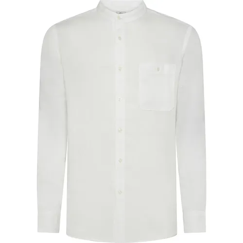Weiße Hemden für Männer , Herren, Größe: M - Woolrich - Modalova