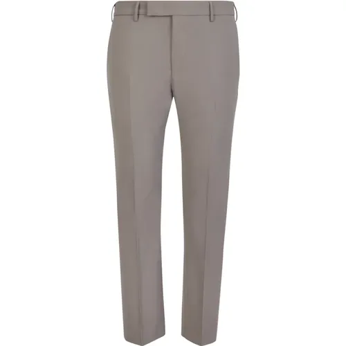 Chinos, male, , Size: L Grey Slim Fit Trousers - PT Torino - Modalova