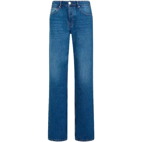 Klassische Fit Jeans, Gebraucht Blau , Herren, Größe: W28 - Ami Paris - Modalova