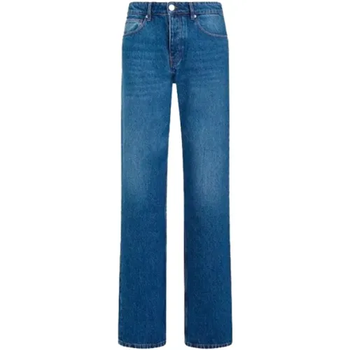 Klassische Fit Jeans, Gebraucht Blau , Herren, Größe: W33 - Ami Paris - Modalova