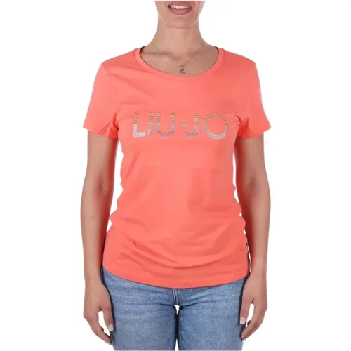 Basic T-Shirt , Damen, Größe: XS - Liu Jo - Modalova