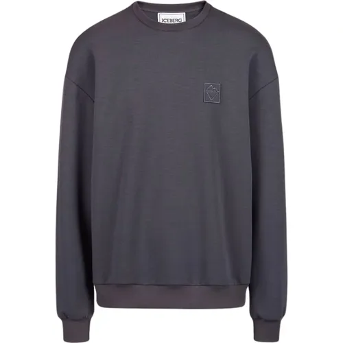 Sweatshirt aus technischem Stoff , Herren, Größe: 2XL - Iceberg - Modalova