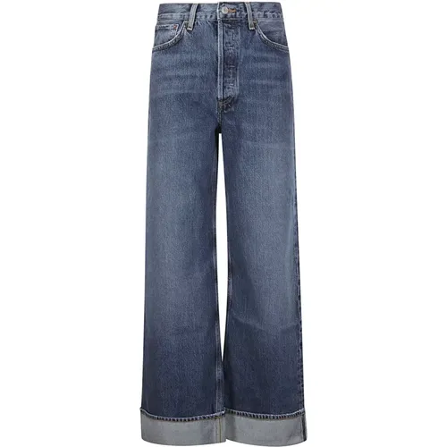 Women Control Jeans (Organic Cotton) , female, Sizes: W26, W27, W25 - Agolde - Modalova