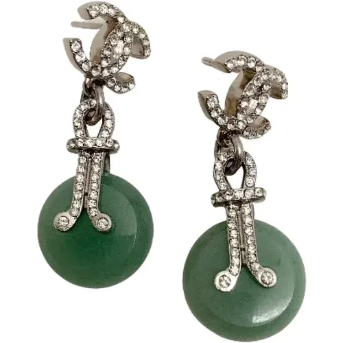 Pre-owned Jewellery, female, , Size: ONE SIZE Pre-owned Metal earrings - Chanel Vintage - Modalova