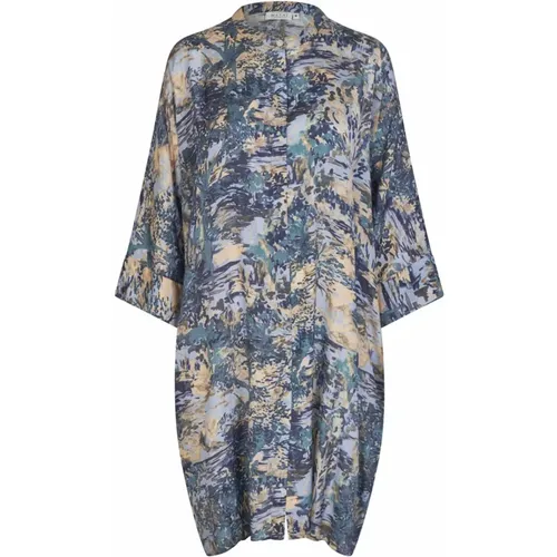 Printed Dress with 3/4 Sleeves , female, Sizes: 2XL, L, M, S, XL - Masai - Modalova