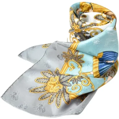 Pre-owned Scarves, female, , Size: ONE SIZE Pre-owned Canvas scarves - Hermès Vintage - Modalova