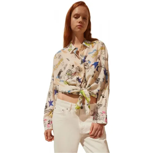Kimonoärmelhemd Tiffany Modell - Semicouture - Modalova