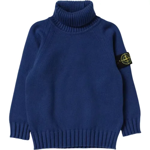 Türkiser Rollkragenpullover - Stone Island - Modalova