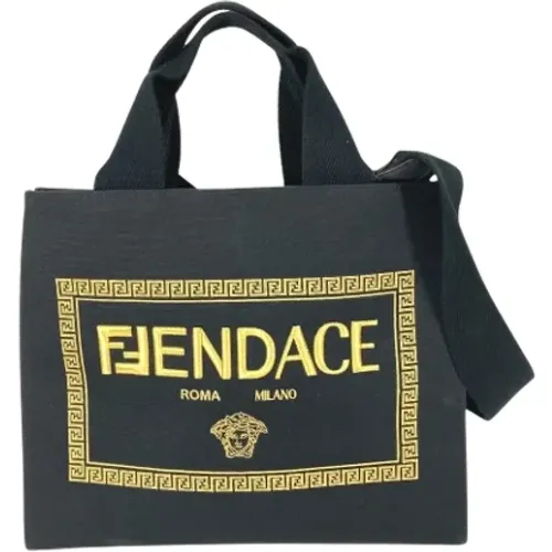 Pre-owned Tote Bags, female, , Size: ONE SIZE Pre-owned Fabric fendi-bags - Fendi Vintage - Modalova