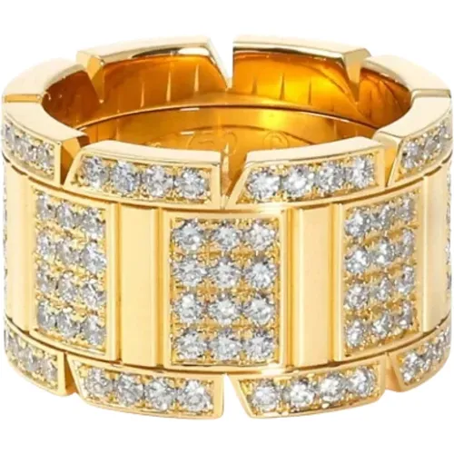 Pre-owned Jewellery, female, , Size: ONE SIZE Pre-owned Gold rings - Cartier Vintage - Modalova