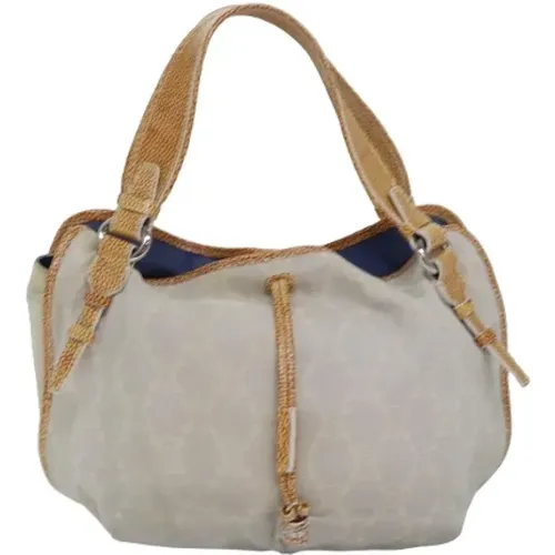 Pre-owned Shoulder Bags, female, , Size: ONE SIZE Pre-owned Canvas celine-bags - Celine Vintage - Modalova