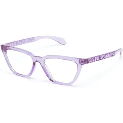 Lila Optische Brille, Stilvoll und Vielseitig , Damen, Größe: 53 MM - Versace - Modalova