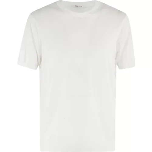 Lässiges Baumwoll-T-Shirt , Herren, Größe: L - Kangra - Modalova
