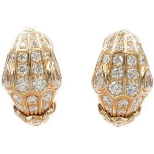 Pre-owned Jewellery, female, , Size: ONE SIZE Pre-owned Metal earrings - Bvlgari Vintage - Modalova