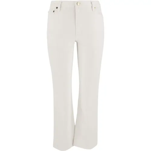 Stretch-Baumwoll-Denim-Jeans Made in Italy , Damen, Größe: W26 - TORY BURCH - Modalova