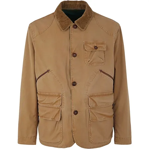 Upgrade Your Wardrobe with Stylish Field Jacket , male, Sizes: 2XL, L - Ralph Lauren - Modalova