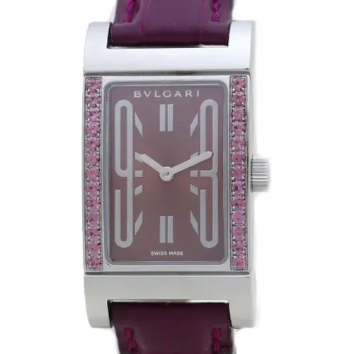 Pre-owned Watches, female, , Size: ONE SIZE Pre-owned Stainless Steel watches - Bvlgari Vintage - Modalova