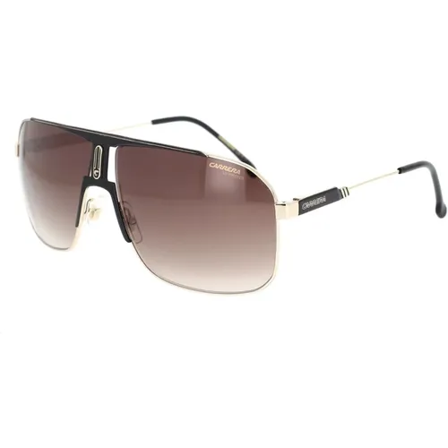 Sportliche Rechteckige Sonnenbrille mit Farbigen Gläsern , Herren, Größe: 65 MM - Carrera - Modalova