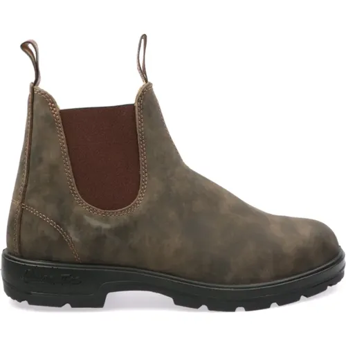 Rustic Brown Leather Boots , male, Sizes: 12 UK, 6 1/2 UK, 9 UK, 8 UK, 13 UK, 11 UK, 6 UK, 10 UK - Blundstone - Modalova