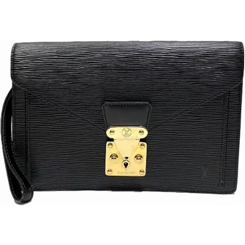 Pre-owned Clutches, male, , Size: ONE SIZE Pre-owned Leather clutches - Louis Vuitton Vintage - Modalova