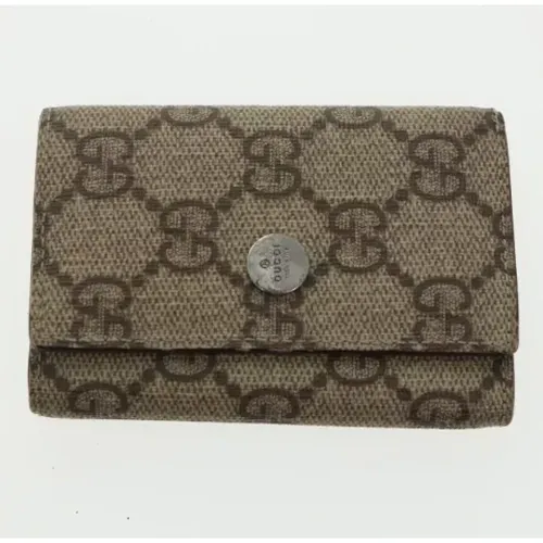 Pre-owned Accessories, female, , Size: ONE SIZE Pre-owned Canvas wallets - Gucci Vintage - Modalova