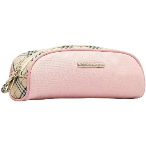 Pre-owned Cotton clutches , female, Sizes: ONE SIZE - Burberry Vintage - Modalova
