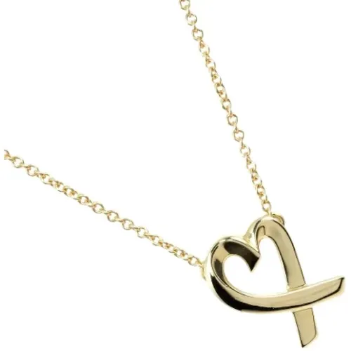 Pre-owned Jewellery, female, , Size: ONE SIZE Pre-owned Gold necklaces - Tiffany & Co. Pre-owned - Modalova