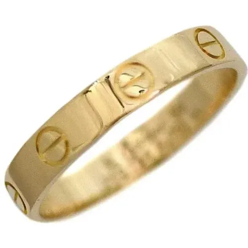 Pre-owned Jewellery, female, , Size: ONE SIZE Pre-owned Gold rings - Cartier Vintage - Modalova