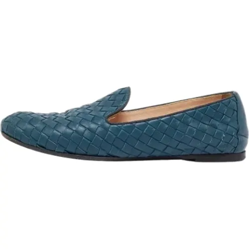 Pre-owned Leather flats , female, Sizes: 3 UK - Bottega Veneta Vintage - Modalova