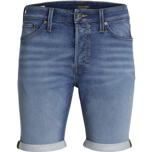 Vintage Denim Shorts , Herren, Größe: 2XL - jack & jones - Modalova