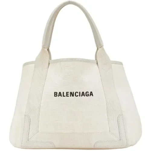 Pre-owned Tote Bags, female, , Size: ONE SIZE Pre-owned Canvas balenciaga-bags - Balenciaga Vintage - Modalova