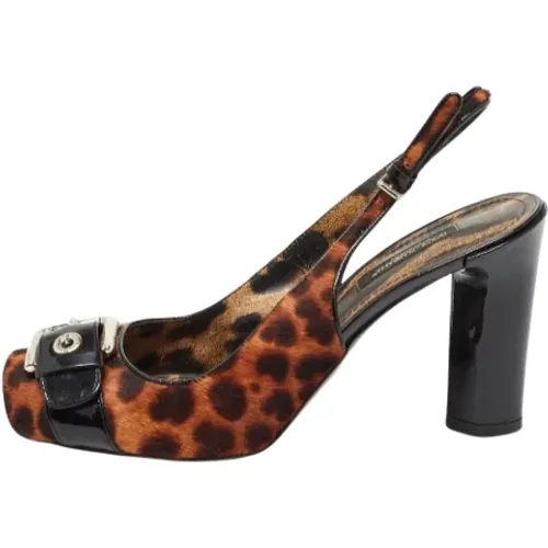 Pre-owned Pumps, female, , Size: 7 US Pre-owned Leather heels - Dolce & Gabbana Pre-owned - Modalova