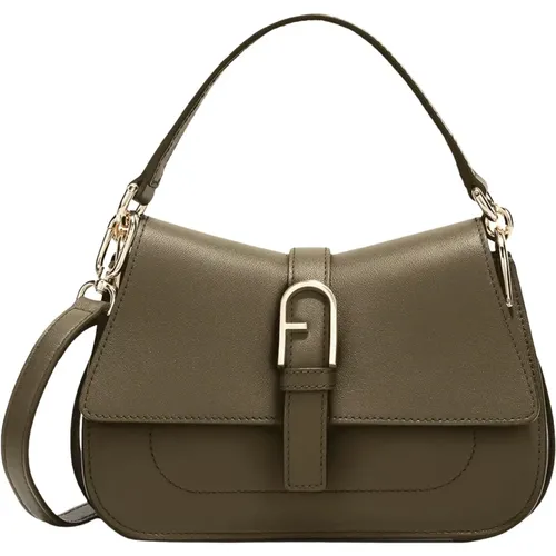 Handbags,Flow Mini Tasche mit Bogenverschluss,Flow Top Handle Mini Tasche - Furla - Modalova