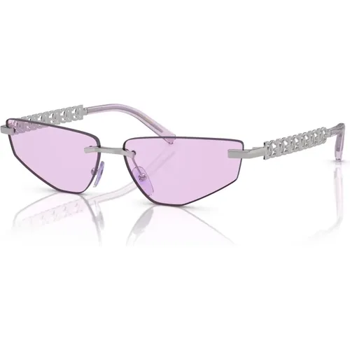 Violett/Licht Violette Sonnenbrille DG 2301 - Dolce & Gabbana - Modalova