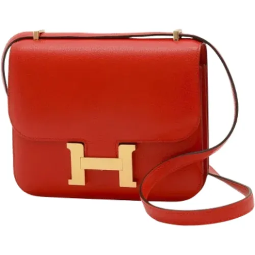 Pre-owned Cross Body Bags, female, , Size: ONE SIZE Pre-owned Fabric shoulder-bags - Hermès Vintage - Modalova