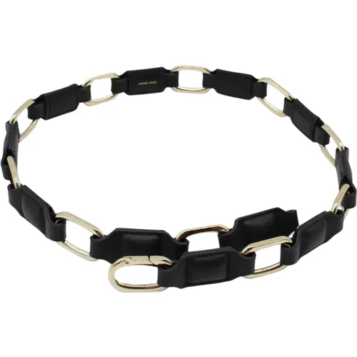 Mini Jody Chain Design Leather Belt , female, Sizes: XS/S - Anine Bing - Modalova