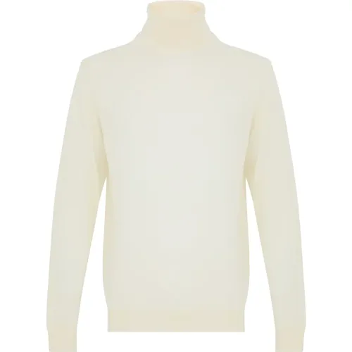 Turtlenecks, male, , Size: 2XL Bianco Sweater Aw24 Men's Clothing - Daniele Fiesoli - Modalova