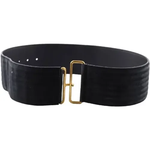 Pre-owned Belts, female, , Size: ONE SIZE Pre-owned Leather belts - Yves Saint Laurent Vintage - Modalova