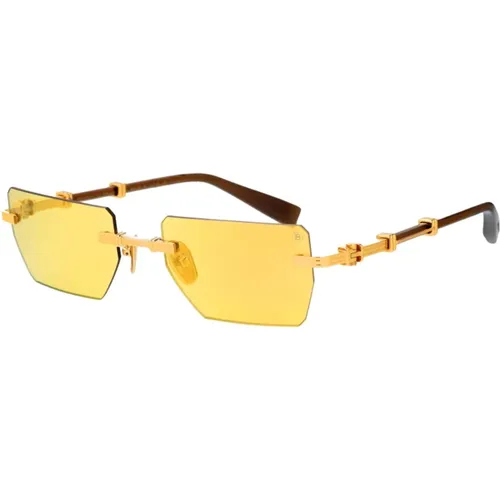 Sunglasses, unisex, , Size: 53 MM Stylish Sunglasses for a Sunny Day - Balmain - Modalova