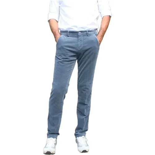 Slim Fit Samt Baumwoll Chino Hose , Herren, Größe: 2XL - Mason's - Modalova