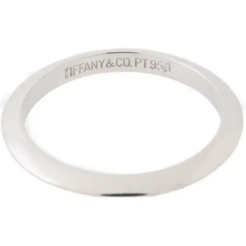 Pre-owned Jewellery, female, , Size: ONE SIZE Pre-owned Platinum rings - Tiffany & Co. Pre-owned - Modalova