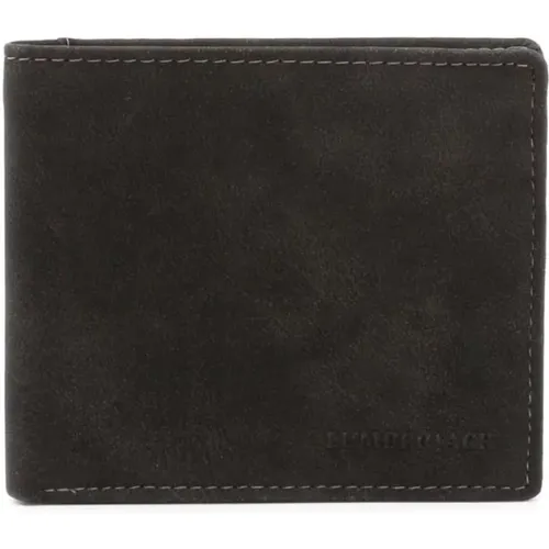 Wallets & Cardholders, male, , Size: ONE SIZE Men's Leather Wallet with Multiple Compartments - Lumberjack - Modalova