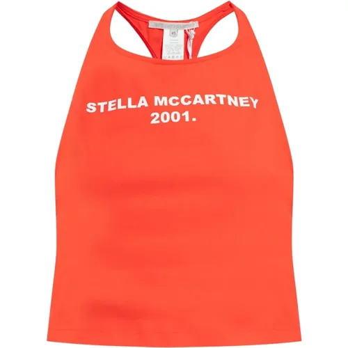 Top with logo , female, Sizes: XS - Stella Mccartney - Modalova