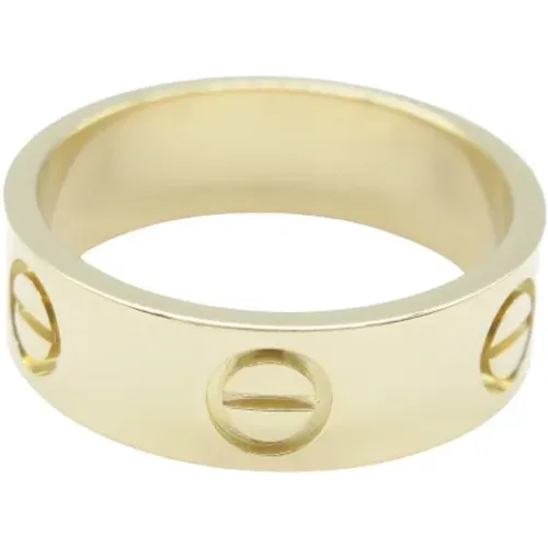 Pre-owned Gold rings , female, Sizes: ONE SIZE - Cartier Vintage - Modalova