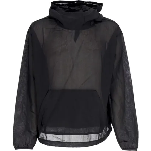 Tech Pack Gewebte Mesh Kapuzenpullover Schwarz , Herren, Größe: L - Nike - Modalova