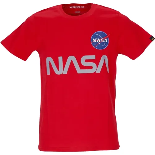 Nasa Reflektierendes T-Shirt für Männer - alpha industries - Modalova
