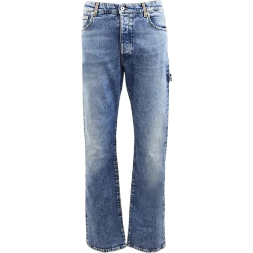 Ex-Ray Washed Hammer Jeans , male, Sizes: W32, W30, W33, W31 - Heron Preston - Modalova
